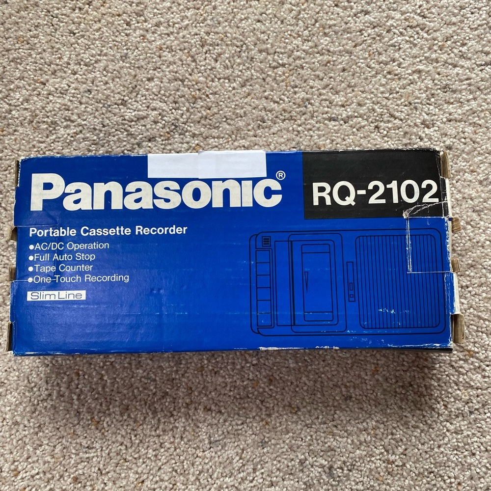 Panasonic portable Cassette Recorder